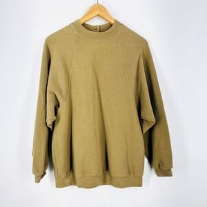Madewell Women's Button Back Raglan Sweatshirt Pullover Top Size XS